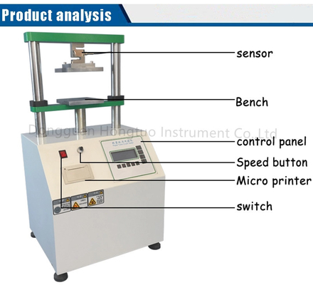 DH-TC Paper Tube Compression Strength Tester /Auxiliary Appliance Testing Machine / Crushing Strength Test Machine