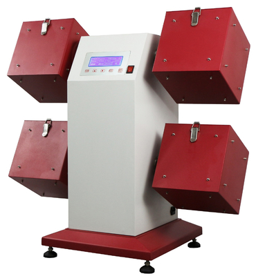 DH-YG511-IV ICI Fabric Piling and Snagging Tester Textile 4 Roll Box Pilling Friction Test Equipment
