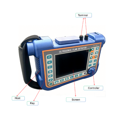 KUT-681 Digital Portable Ultrasonic Flaw Detector, for metal weld crack, inclusion, pore defect inspection & composite thickness testing