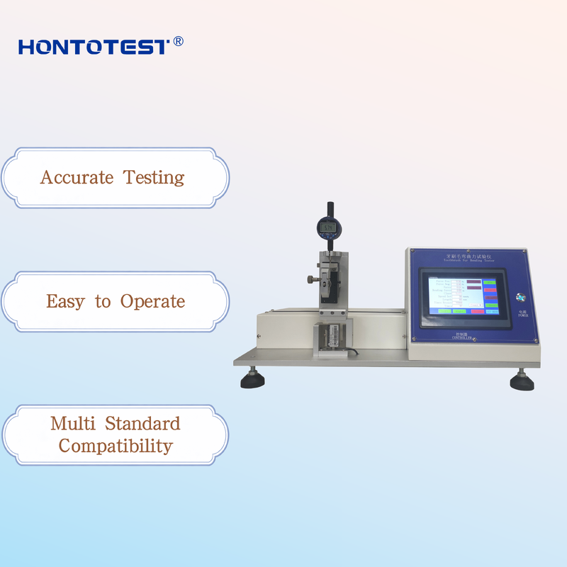 HT-TBB Toothbrush Bristle Bending Force Tester for Testing Toothbrush Bristle Bundle Bending Resistance Strength
