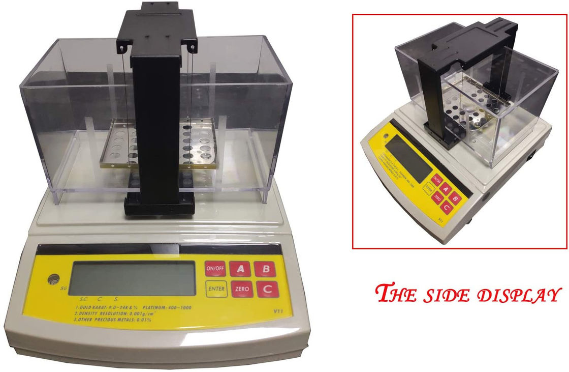 DahoMeter High Precision Digital Electronic Gold Densimeter, Gold Purity Analyzer, Gold Testing Equipment DE-120K